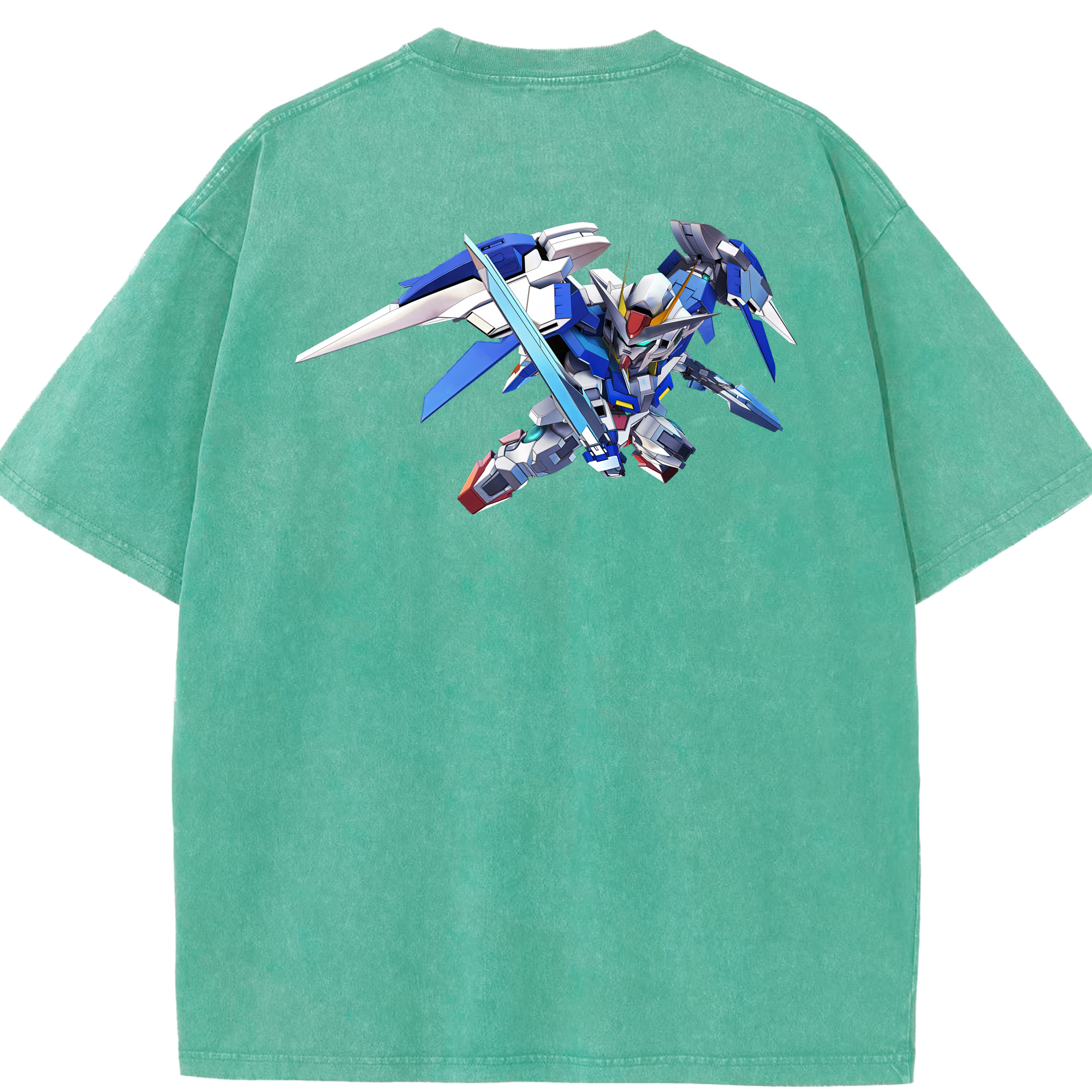 （画像用） 機動戦士ガンダム Mobile Suit Gundam 綿100% ヴィンテージ風 半袖Tシャツ（背面プリント）